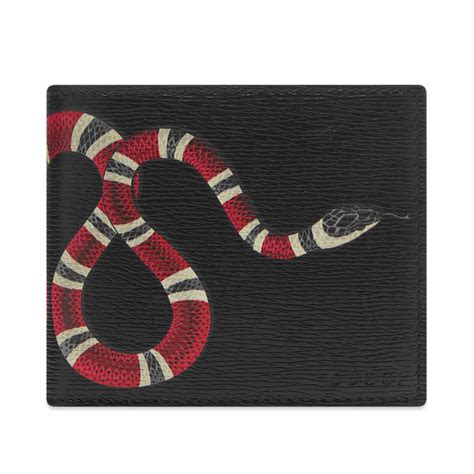 leather canva gucci money clip|Gucci kingsnake wallet.